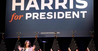 Kamala Harris campaign raises $268m in her first week of traipse for US president