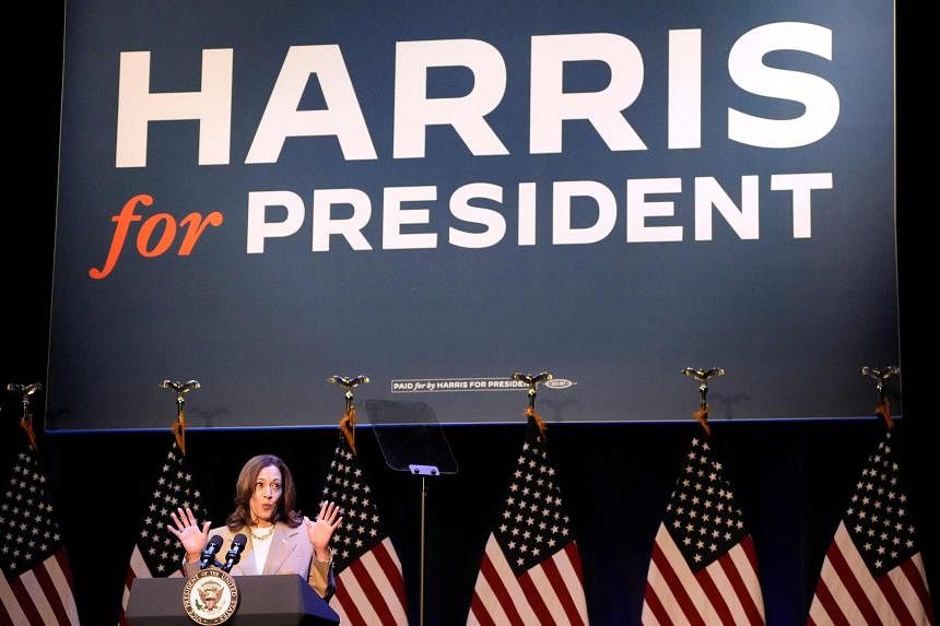 Kamala Harris campaign raises $268m in her first week of traipse for US president